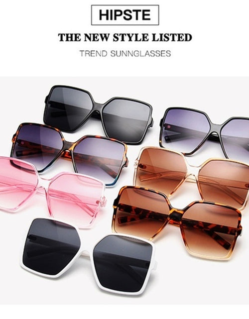 Load image into Gallery viewer, 1 PC Car Motor Oversized Square Sunglasses for Women and Men UV Protection Eyeglasses Retro Big Frame Sun Glasses Fashion Shades
