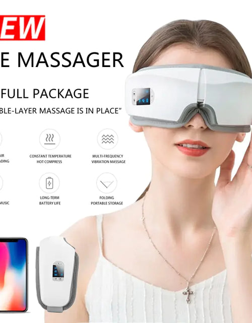 Load image into Gallery viewer, 4D Smart Airbag Vibration Eye Care Massager

